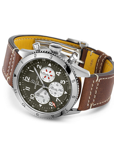 Breitling Super Avi B04 Chronograph GMT 46 Curtiss Warhawk AB04452A1L1X1