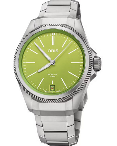 Oris Propilot X Kermit Edition 01 400 7778 7157-Set